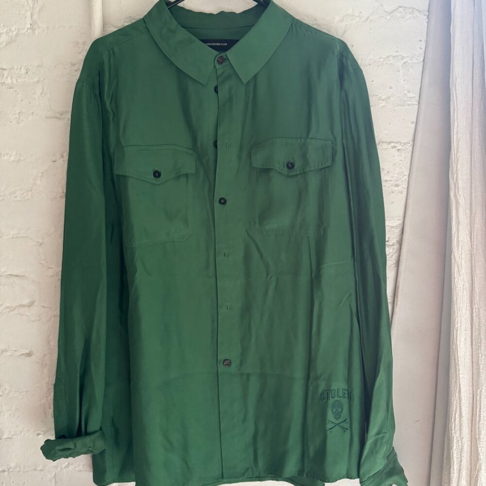 Stolen Girlfriends Club Softly Spoken Shirt in Green
